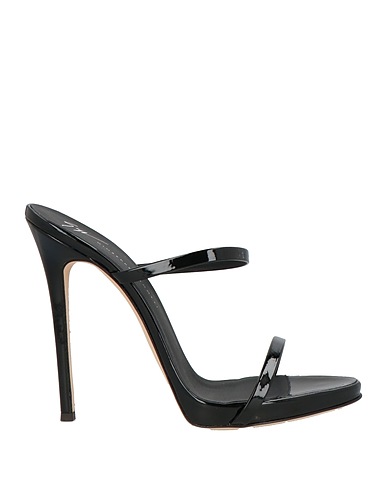 GIUSEPPE ZANOTTI Sandals Black Textile fibres
