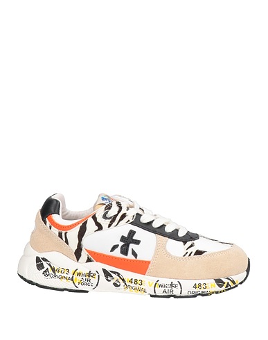PREMIATA Sneakers WILL BE White Leather, Textile fibers