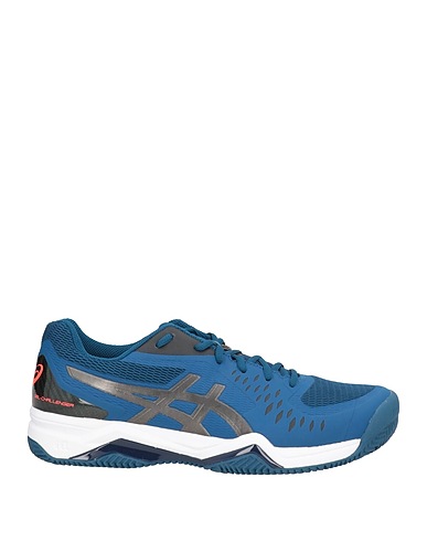 ASICS Sneakers Blue Synthetic fibers, Leather