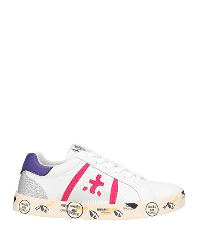 PREMIATA Sneakers WILL BE White Leather, Textile fibers