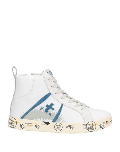 PREMIATA Sneakers WILL BE White Leather, Textile fibers