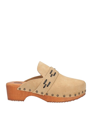 BSBEE Mules and clogs Sand Leather