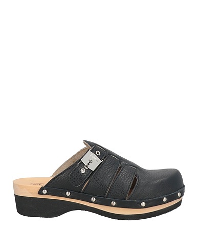 SCHOLL Mules and clogs ICONIC Black Leather