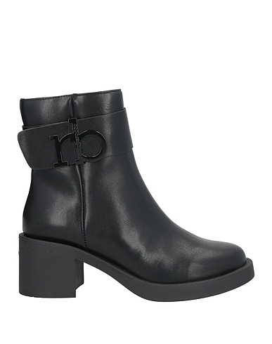 ROCCOBAROCCO Ankle boot Black Textile fibers
