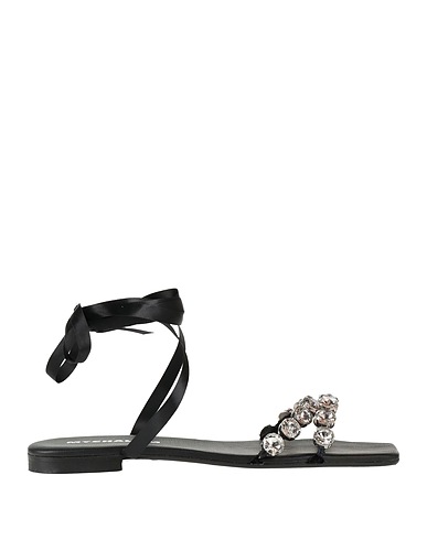 MYCHALOM Sandals Black Textile fibres