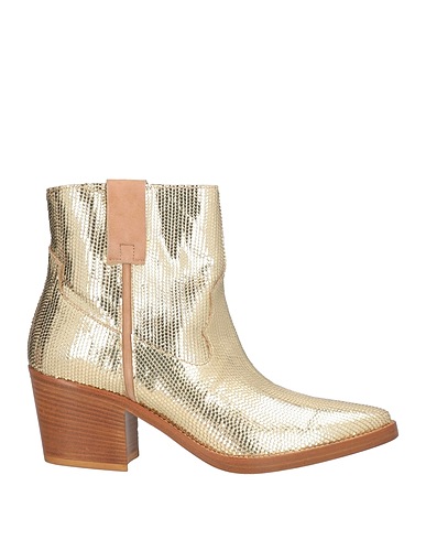 GUGLIELMO ROTTA Ankle boot Gold Leather