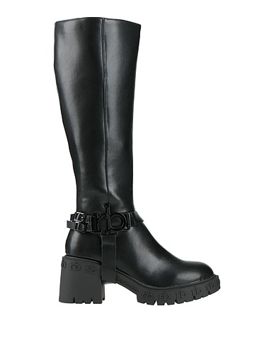 ROCCOBAROCCO Boots Black Textile fibres