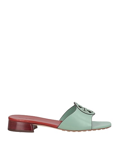 TORY BURCH Sandals Sage green Calfskin