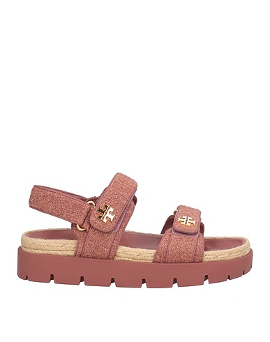 TORY BURCH Sandals Antique rose Textile fibers