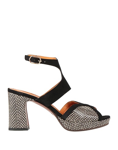 CHIE MIHARA Sandals Black Leather
