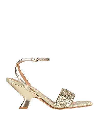 CHANTAL 1962 Sandals Platinum Textile fibres