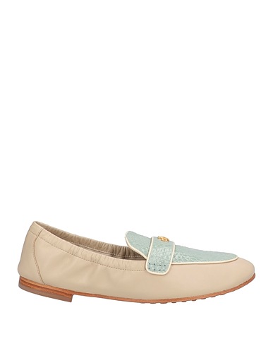 TORY BURCH Loafers Beige Leather