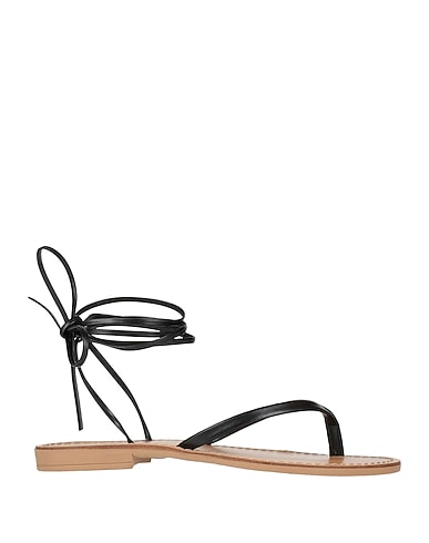 OVYÉ Flip flops Black Leather