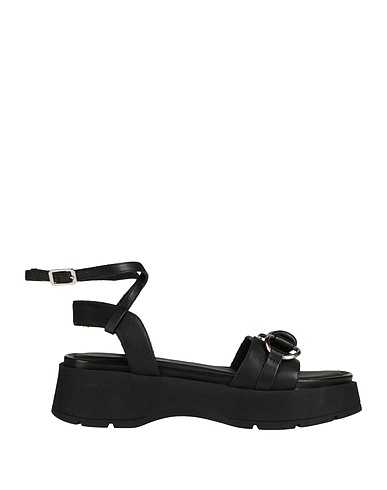 BRUNO PREMI Sandals Black Leather