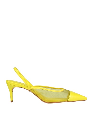 CARRANO Court Yellow Leather, Textile fibres