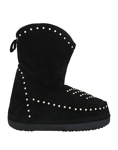 INUIKII Ankle boot Black Leather, Shearling