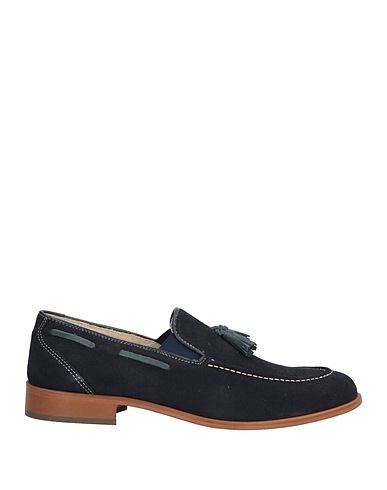 PAOLO DA PONTE Loafers Midnight blue Leather