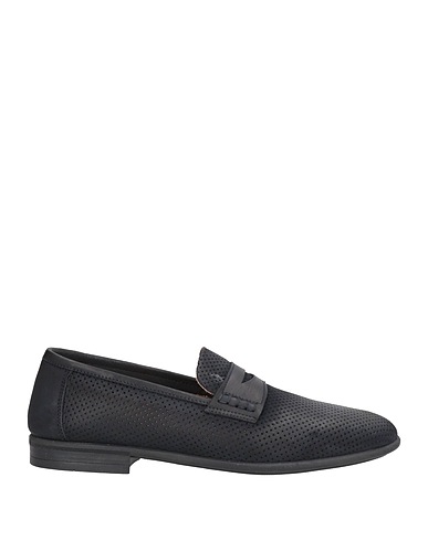 PRIMO EREDE Loafers Midnight blue Leather