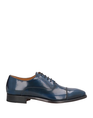 J.J. Laced shoes Navy blue Leather