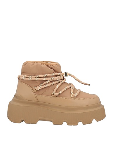 INUIKII Ankle boot Camel Leather, Textile fibers