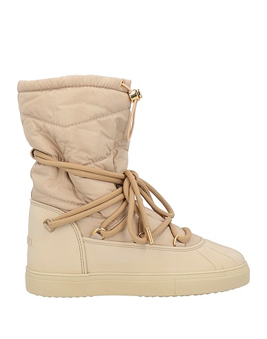 INUIKII Ankle boot Beige Textile fibres