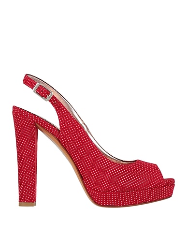 ALBANO Sandals ROSSO Textile fibers