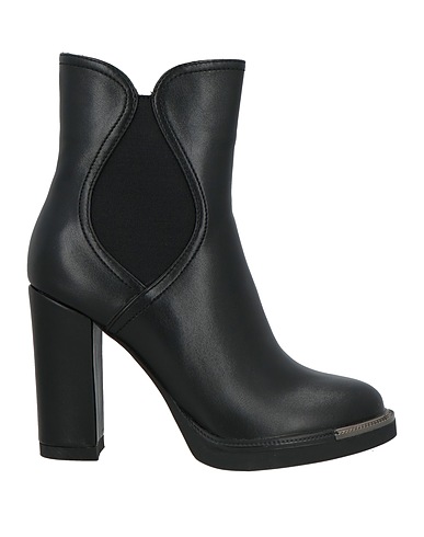 GAI MATTIOLO Ankle boot LOVE TO LOVE Black Textile fibers