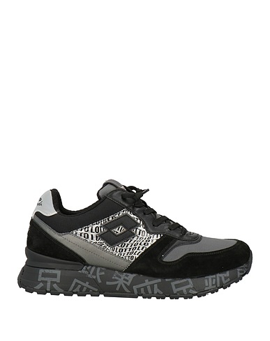 LOTTO LEGGENDA Sneakers Schwarz Leder, Gewebefasern