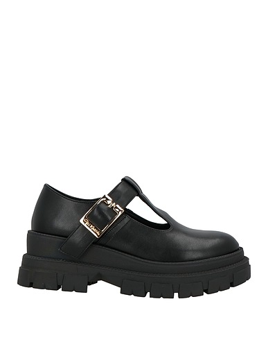 GAI MATTIOLO Loafers LOVE TO LOVE Black Textile fibres
