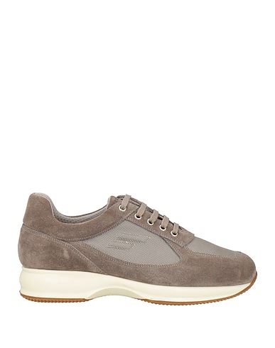 FRAU Sneakers Grey Leather, Textile fibres