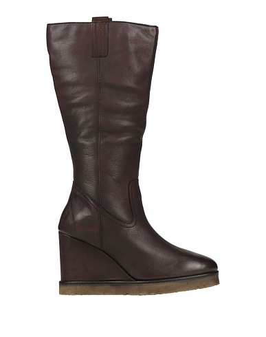 CAFèNOIR Boots Dark brown Leather