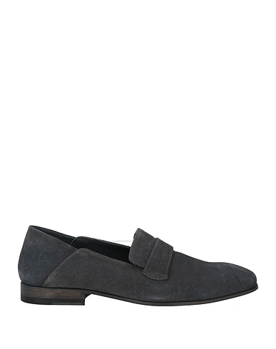 PANTANETTI Loafers Charcoal Leather