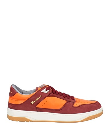 SANTONI Sneakers Brick red Leather