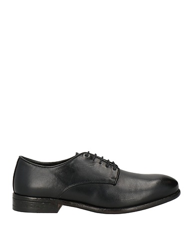 SANGUE Laced shoes Black Leather