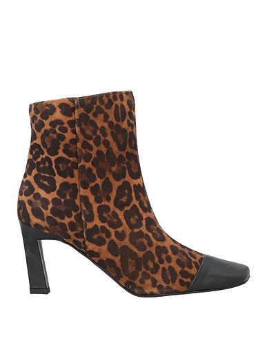 PAOLO MATTEI Ankle boot Brown Leather