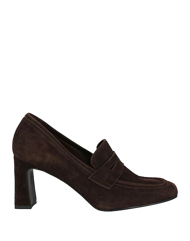 PAOLO MATTEI Loafers Dark brown Leather