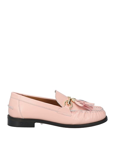 DIVINE FOLLIE Loafers Light pink Leather
