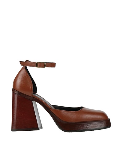 BRANDO SHOES Court Tan Leather