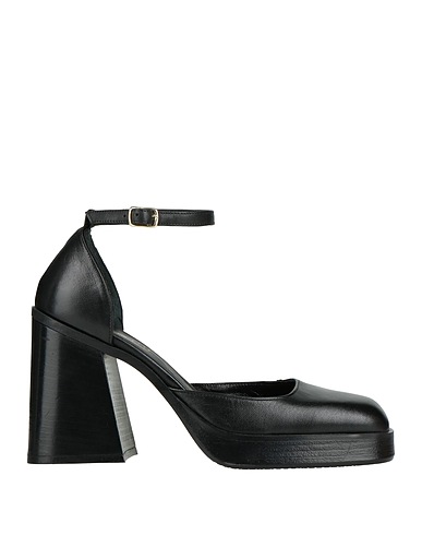 BRANDO SHOES Court Black Leather