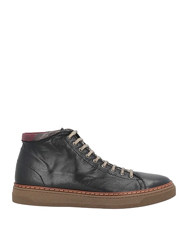 EXTON Sneakers Black Leather