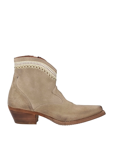ZOE Ankle boot Beige Leather