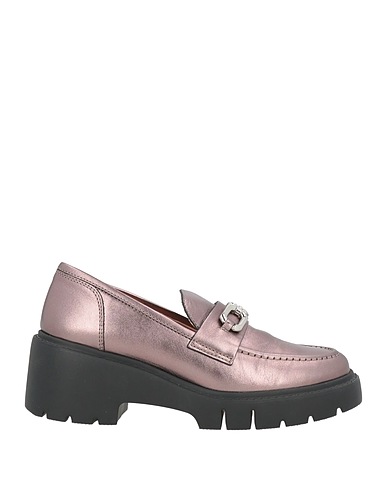 UNISA Loafers Rose gold Calfskin