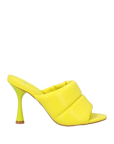 CARRANO Sandals Lime green Leather