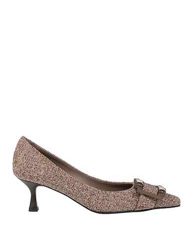 ROBERTO FESTA Pump Brown Textile fibers