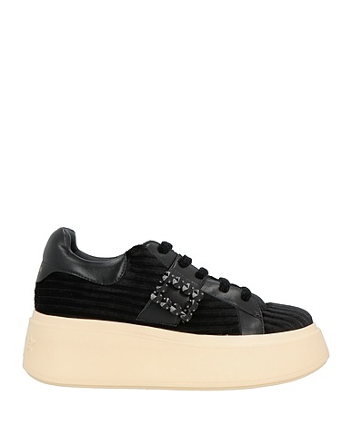 LUCIANO BARACHINI Sneakers Nero Fibre tessili
