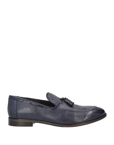 JP/DAVID Loafers Navy blue Leather