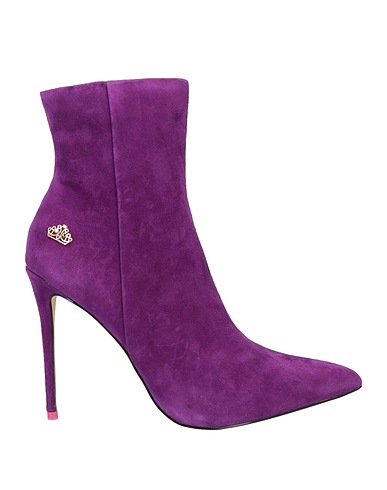 FORNARINA Ankle boot GLAM Purple Leather