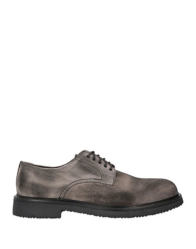 OFFICINE DEL GOLFO Laced shoes Lead Leather