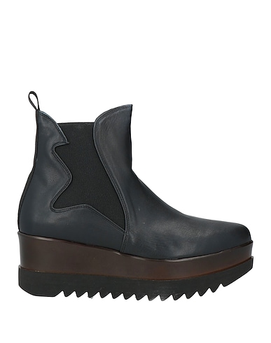 LORENZO MARI Ankle boot Black Textile fibres