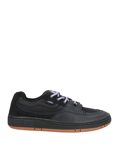 VANS Sneakers Black Leather, Textile fibers